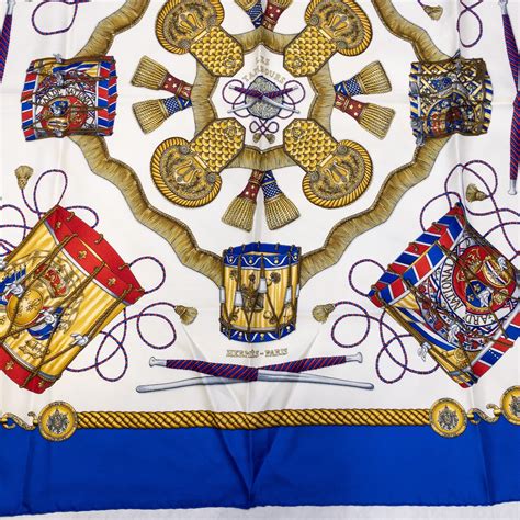 Les Tambours Hermes Scarf 